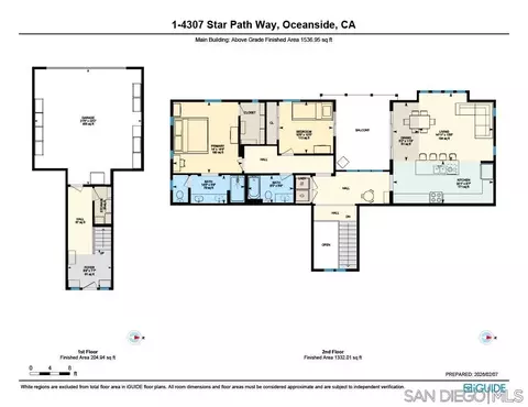 Floorplan - 4307 Star Path Way #1, Oceanside, CA 92056 photo 1 of 3