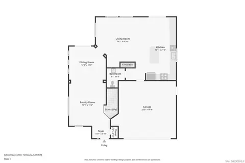 Floorplan - 32666 Clearvail Dr, Temecula, CA 92592 photo 1 of 2