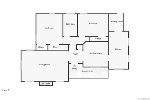 Floorplan - 8845 Greenview Pl, Spring Valley, CA 91977 photo 1 of 1