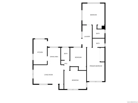 Floorplan - 4227 69th St, La Mesa, CA 91941 photo 1 of 1