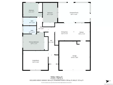 Floorplan - 9152 Lakeview Rd, Lakeside, CA 92040 photo 2 of 2