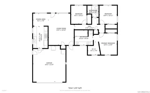 Floorplan - 8170 Laird St, La Mesa, CA 91942 photo 1 of 2