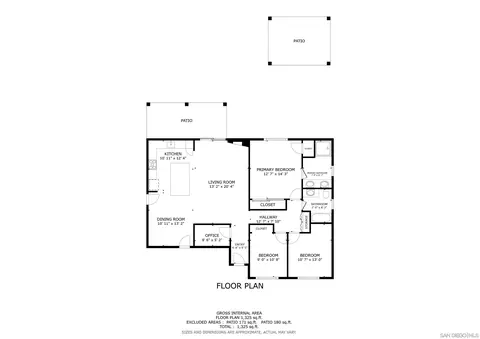 Floorplan - 2016 Oak Hill Dr, Escondido, CA 92027 photo 1 of 1