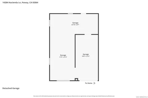 Floorplan - 14284 Hacienda Ln, Poway, CA 92064 photo 3 of 3
