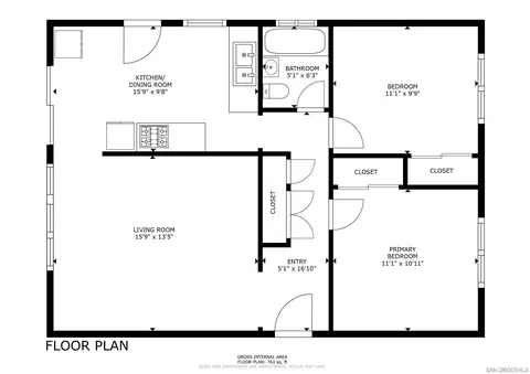 Floorplan - 1328 Buena St, Oceanside, CA 92058 photo 1 of 1