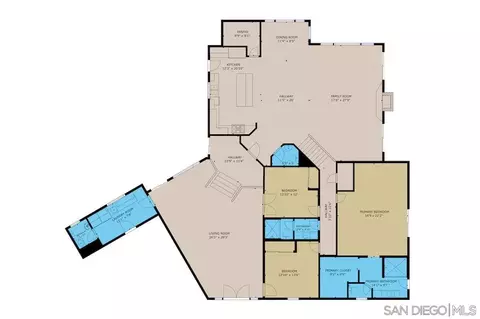 Floorplan - 16951 Old Coach Rd, Poway, CA 92064 photo 1 of 2