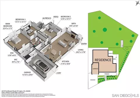 Floorplan - 2679 Ferdinand Rd, El Cajon, CA 92020 photo 1 of 2