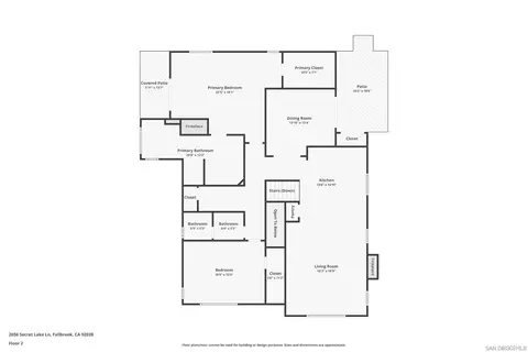 Floorplan - 2656 Secret Lake Ln, Fallbrook, CA 92028 photo 2 of 2