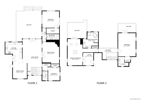 Floorplan - 224 Seeman Dr, Encinitas, CA 92024 photo 1 of 3