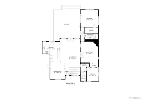 Floorplan - 224 Seeman Dr, Encinitas, CA 92024 photo 2 of 3
