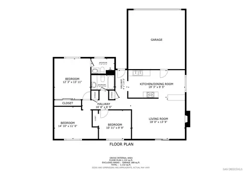 Floorplan - 9048 Gideon Cir S, Lakeside, CA 92040 photo 1 of 1