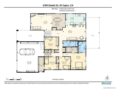 Floorplan - 2185 Estela Dr, El Cajon, CA 92020 photo 1 of 1
