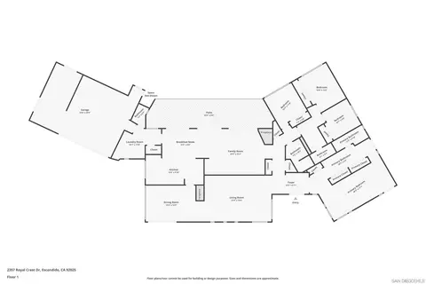 Floorplan - 2357 Royal Crst, Escondido, CA 92025 photo 1 of 1