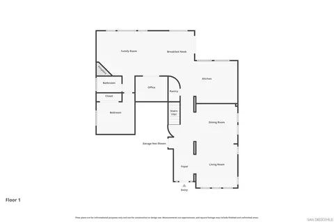 Floorplan - 1517 Carmel Ave, Chula Vista, CA 91913 photo 2 of 3