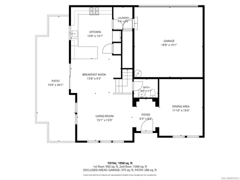 Floorplan - 4437 Leonard Ct, Riverside, CA 92501 photo 4 of 12