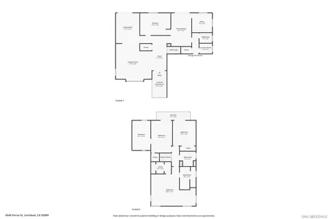 Floorplan - 6540 Persa St, Carlsbad, CA 92009 photo 1 of 2