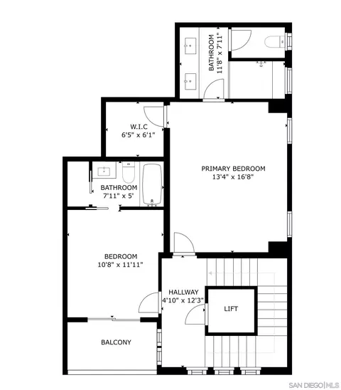 Floorplan - 478 Orange Ave, Coronado, CA 92118 photo 2 of 3