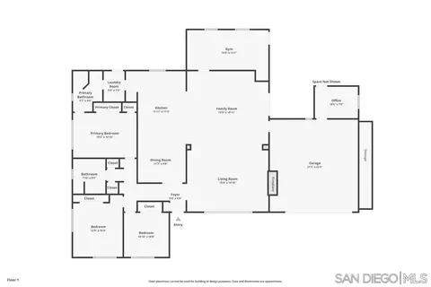 Floorplan - 2612 Miller, Escondido, CA 92029 photo 1 of 1