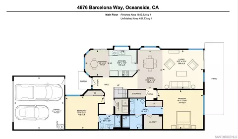 Floorplan - 4676 Barcelona, Oceanside, CA 92056 photo 1 of 2