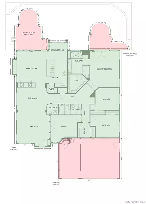 Floorplan - 2397 Old Rnch, Escondido, CA 92027 photo 2 of 2