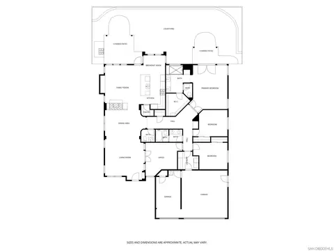 Floorplan - 2397 Old Rnch, Escondido, CA 92027 photo 1 of 2
