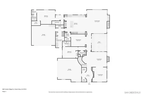 Floorplan - 2827 Sutter Ridge Dr, Chula Vista, CA 91914 photo 1 of 2