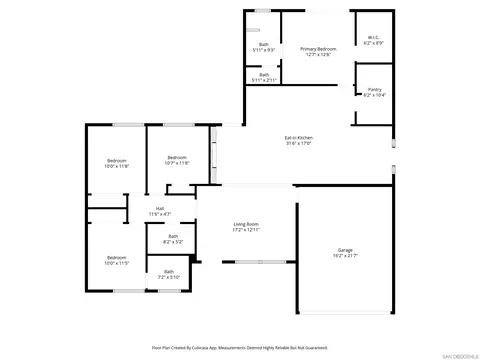 Floorplan - 9632 Cambury Dr, Santee, CA 92071 photo 1 of 1