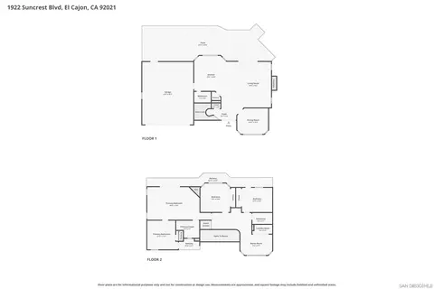 Floorplan - 1922 Suncrest Blvd, El Cajon, CA 92021 photo 1 of 1