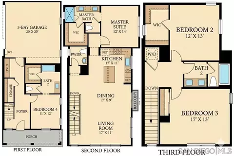 Floorplan - 4373 Pacifica #6, Oceanside, CA 92056 photo 1 of 1