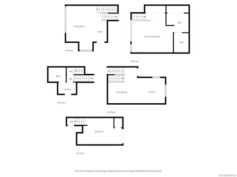 Floorplan - 357 Playa Del Sur #3, La Jolla, CA 92037 photo 1 of 6