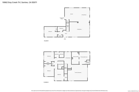 Floorplan - 10062 Day Creek Trl, Santee, CA 92071 photo 3 of 3
