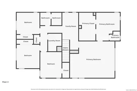 Floorplan - 10062 Day Creek Trl, Santee, CA 92071 photo 2 of 3