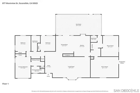 Floorplan - 877 Montview Dr, Escondido, CA 92025 photo 1 of 1
