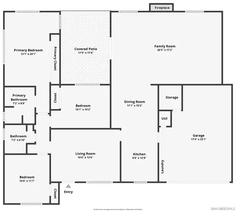 Floorplan - 936 Spinel Ave, El Cajon, CA 92021 photo 1 of 1