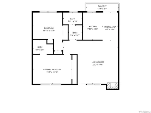 Floorplan - 806 E 4th #6, Escondido, CA 92025 photo 1 of 1