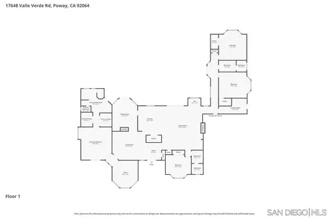 Floorplan - 17648 Valle Verde Rd, Poway, CA 92064 photo 1 of 1