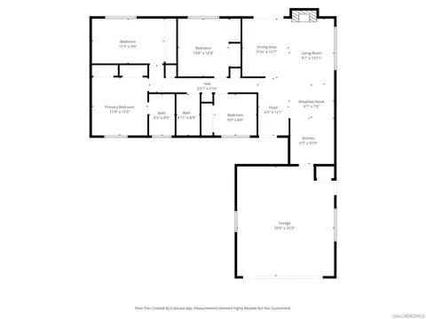 Floorplan - 5985 Zora, La Mesa, CA 91942 photo 2 of 2