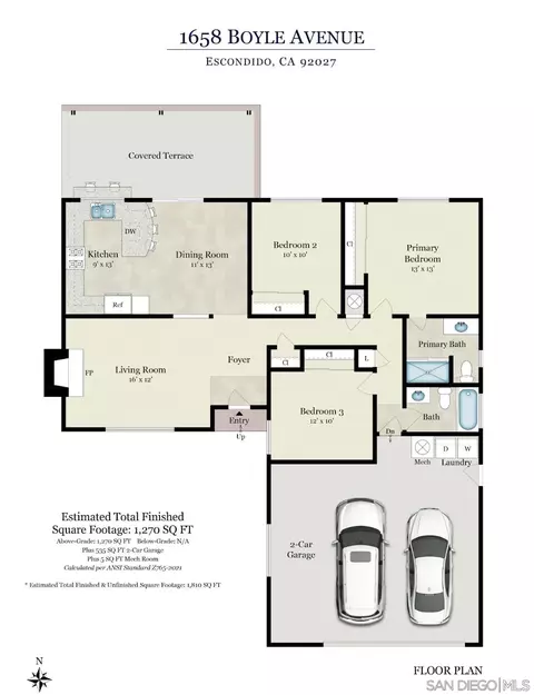 Floorplan - 1658 Boyle Ave, Escondido, CA 92027 photo 1 of 2