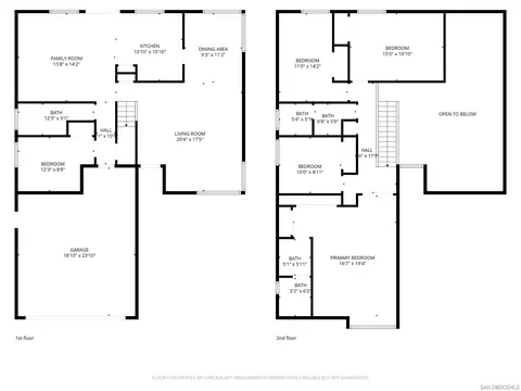 Floorplan - 3549 Via Palma, La Mesa, CA 91941 photo 1 of 1