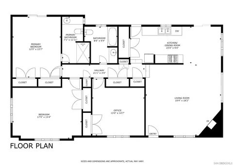 Floorplan - 705 Beacon Pl, Escondido, CA 92025 photo 1 of 1