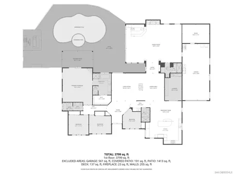 Floorplan - 2389 Victoria Cir, Alpine, CA 91901 photo 1 of 1