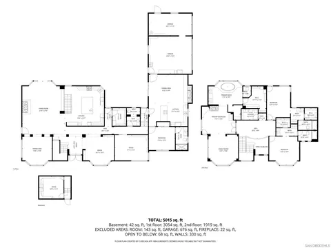 Floorplan - 13852 Northcrest Ln, Poway, CA 92064 photo 1 of 4