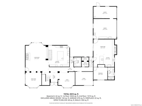 Floorplan - 13852 Northcrest Ln, Poway, CA 92064 photo 3 of 4