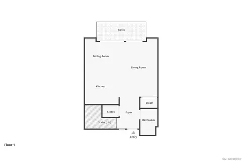 Floorplan - 8266 High St, La Mesa, CA 91941 photo 1 of 3
