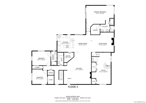 Floorplan - 661 Union, Encinitas, CA 92024 photo 2 of 3