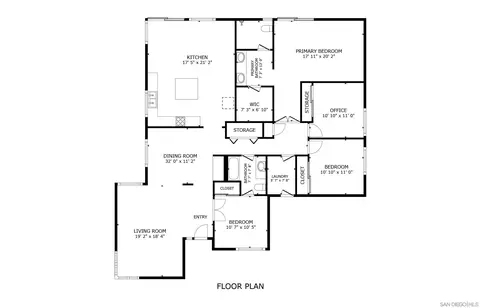 Floorplan - 17354 Saint Andrews, Poway, CA 92064 photo 1 of 1