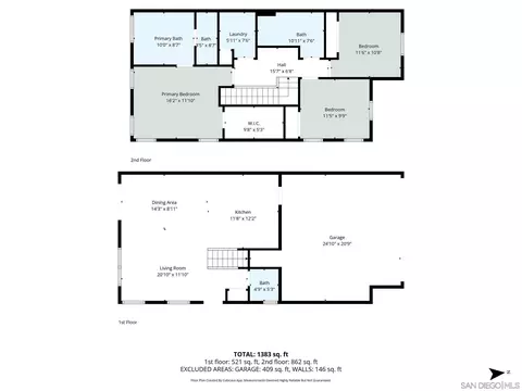 Floorplan - 8610 Sage Shadow Dr, Lakeside, CA 92040 photo 1 of 1