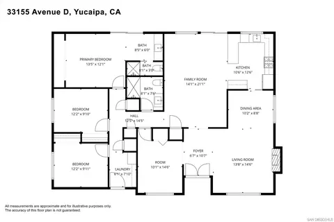 Floorplan - 33155 Avenue D, Yucaipa, CA 92399 photo 1 of 1