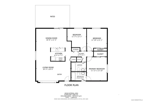 Floorplan - 2041 Weathervane, Escondido, CA 92027 photo 1 of 1