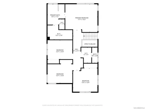 Floorplan - 1734 Kyrsten Ter, Alpine, CA 91901 photo 2 of 3